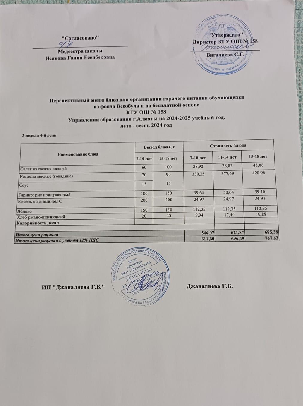 Ас мәзірі 21.11.2024